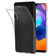 Coque Transparent ESSENTIELB pour Samsung Galaxy A31 — Accessoire · Smarty Paris 18e